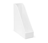 Osco 3244A-OW White Hi-Gloss Magazine Rack