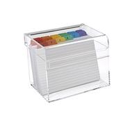 Osco AIBOX-R - Caja de índices y 100 tarjetas, 6 x 4 pulgadas