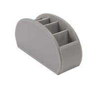 Osco Faux Leather 5 Part Remote Organiser - Grey, GRYPURO