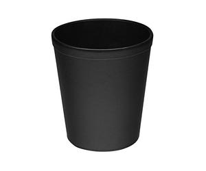 Osco Faux Leather Waste Bin - Black