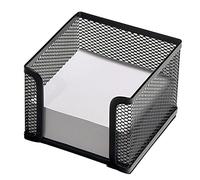 Osco MPH400-BLK - Cubo de notas de malla metálica, 400 hojas
