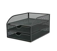 OSCO Wiremesh 2 Drawer Papersorter - Graphite