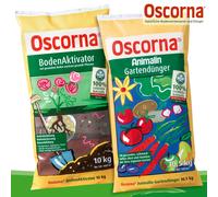 Oscorna Set: Activador 10,0KG + Animalin 10,5KG Gartendünger