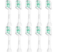 Osctor Cabezales de repuesto para cepillos de dientes eléctricos Philips Sonicare Control ProtectiveClean C2 C3 C1 W G2 4100 5100 6100 cabezales de cepillo de dientes eléctrico HX9024, paquete de 10 cabezales de cepillo sónico