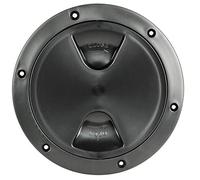 Osculati Tapa de inspección con rosca y junta, color: negro, diámetro: 102 mm