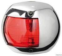 Osculati Fanale Classic 12 INOX Rosso (Classic 12 AISI 316/112.5° Red Navigation Light)