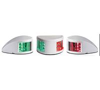 Osculati Fanale di Via Mouse Deck Rosso Corpo ABS Bianco (Mouse Deck Navigation Light re