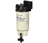 Osculati Filtro de Gasolina + Separador de Agua/Combustible, 17.661.30, Estilo Cartucho, para Motores de hasta 200 CV, Bandeja Transparente, Drenaje rápido