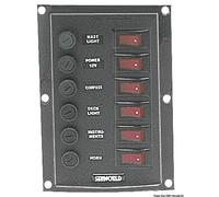 Osculati Pannello 6 interruttori verticale (Vertical Control Panel w. 6 switches)