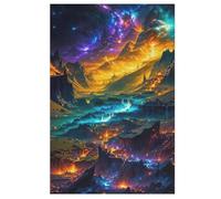 Oscuro Castillo - Puzzle de madera adulto 1000 P - Challenge Puzzles - Adultos y niños a partir de 12 años (78×53cm)