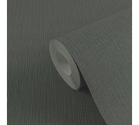 Livingwalls Papel pintado no tejido en gris, antracita - Papel pintado de alta calidad de fieltro monocolor 399861 - Papel pintado de pared para diferentes habitaciones - Fabricado en Alemania