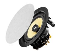 OSD ACE850 - Par de Altavoces de Techo de 8 Pulgadas de 120 W, Rejilla magnética sin Bordes, Tweeter Giratorio, Rejilla pintable