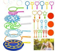 OSDUE 30PCS Kit de Soplado de Burbujas, Kit de Burbujas de Jabón, kit de Burbujas para Niños, Kit de Burbujas Creativo, Adecuado para Actividades al Aire Libre, Fiestas de Cumpleaños,Juegos Infantiles