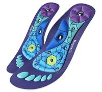 OSDUE Plantillas Magneticas, Plantillas de Acupresión Unisex, Ortopedicas Plantillas de Gel, Aliviar la Fascitis Plantar Reflexología Plantillas para Hombres y Mujeres 44-47 Tallas B