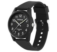 OSDUE Reloj para NiñOs, 5ATM/50M Impermeable Fácil de Leer Relojes de Pulsera con Correa Suave, Reloj de Pulsera Analógico para Niños Niñas Regalo de CumpleañOs para 4-18 Años Aprender La Hora Negro