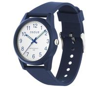 OSDUE Reloj para NiñOs, 5ATM/50M Impermeable Fácil de Leer Relojes de Pulsera con Correa Suave, Reloj de Pulsera Analógico para Niños Niñas Regalo de CumpleañOs para 4-18 Años Aprender La Hora Azul