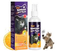 OSDUE Repelentes Orina Spray Gatos, 100ml Spray Antiarañazos Gatos, Evitar Pipi Cat, Eliminador de Olores, No Mancha, Frena los Malos Hábitos para Exterior e Interior Aroma Cítrico a Limón