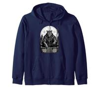 Ose Gótico Leopardo Oculto Sudadera con Capucha