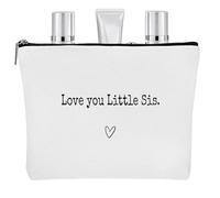 Oseczmut Best Sister Ever Bolsa de viaje Neceser,Neceser Bolsa de viaje | Best Sister Ever Large Organizer Regalos para hermanas,Bolsa de higiene organizadora de artículos de tocador de viaje portátil