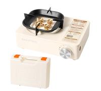 Oseczmut Hornillo De Camping, Estufas de Camping con Maletín de Transporte para Cocinar, Equipo de Cocina Exterior 6000W Alta Potencia para Expedición Senderismo Montañismo