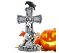 Oseczmut Lápidas para Tumbas Halloween | Lápidas de Decoración de Halloween - Señales Miniaturas para Jardín Exterior Fiesta Decoración Exterior