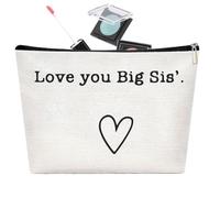 Oseczmut Neceser de Viaje para Hermana, Neceser de Viaje - Best Sister Ever Large Organizer Regalos para Hermanas | Divertidos Regalos de cumpleaños de Navidad, Organizador de Viaje para Hermanas