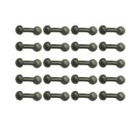 Oseczmut - Perlas de (20 Unidades, Cuentas de señuelos), antivibraciones, de Goma, Huevos, señuelos Flexibles para Pescador de Agua Dulce y Trenes en el mar