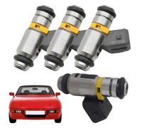 Oseczmut Tobera de Inyector de Motor | 4 Piezas Conjunto de Boquillas de Inyector a Alta Presión,Accesorios de Alta Presión para Vehículos Marinos Automotrices Industriales Scooters Camión