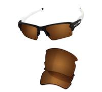 OSharp Lentes de repuesto para gafas de sol Oakley Flak 2.0 XXL OO9488-63 mm, protección UV y ajuste perfecto