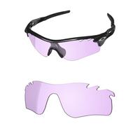 OSharp Lentes de repuesto para lentes de sol Oakley RadarLock Path, ventilados, protección UV y ajuste perfecto, color rosa claro bajo