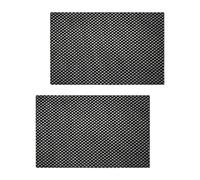 Oshhni 1 Par de Almohadillas Antideslizantes para Pilates, Colchoneta Multifuncional para Pilates Reformer, para Ejercicios de Fitness en Casa, Negro, Individual