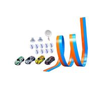 Oshhni 1 Pista Flexible de Carreras para Niños Set de Pista de Autos Aleación Kits de Rampas Flexibles Ensamblable Diseño Curvable Material PP y