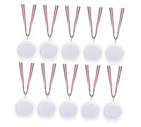 Oshhni 10 Piezas Diseña Tus propias de Premio con Cintas para el Cuello Manualidades para Ganar participación Regalos de Fiesta DIY para Adultos