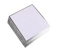 Oshhni 10 tableros Shikishi, tarjetas de en, suministros para manualidades, tableros de autógrafos, de firmas de artistas para coleccionistas de, Plata, L