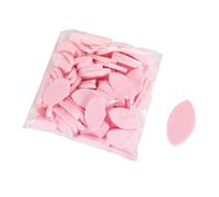 Oshhni 100 esponjas de práctica con forma de ojo para pestañas postizas profesionales. Esponjas para pestañas postizas de salón para principiantes, Rosa