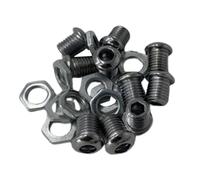 Oshhni 10x ventilación de aire con juego de juntas, pieza de tambor, engranaje de Hardware de montaje de piezas de 1/2 ", piezas de tambor Tom Snare,