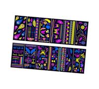 Oshhni 12 pegatinas luminosas que brillan en la oscuridad para adultos y adolescentes, Style B