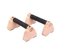 Oshhni 2 Barras de Flexiones de Madera Resistentes y Antideslizantes, Soportes de Ejercicio, Barras paralelas para Gimnasio en casa, Hombros y tríceps, 20 CentÍmetros