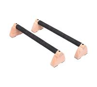 Oshhni 2 Barras de Flexiones de Madera Resistentes y Antideslizantes, Soportes de Ejercicio, Barras paralelas para Gimnasio en casa, Hombros y tríceps, 30 Centimetros