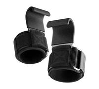 Oshhni 2 Piezas Ganchos de elevación de Pesas empuñaduras Powerlifting Fitness Premium Correas de Entrenamiento de Entrenamiento Acolchado de Soporte de, Negro