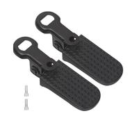 Oshhni 2 Piezas Pedales Traseros para Bicicleta Eléctrica Soporte de Pie Plegable Antideslizante Accesorio de Metal con Tornillos Adecuado para Uso Urbano