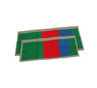 Oshhni 2 Piezas Tarjetas de matemáticas Bolsas de Almacenamiento organizando Bolsas de Color Educativo Tarjetas de Aprendizaje de Color Educativo para