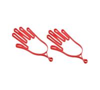 Oshhni 2 Soportes para Guantes de Golf, tensores Profesionales para Herramientas de Golf, Soporte para secador de Guantes, Colgador para Mantenimiento, Rojo