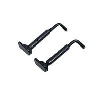 Oshhni 2 tornillos de abrazadera para barbilla de violín 4/4, tipo gancho dividido, piezas de reparación de hardware resistentes, aleación profesional, fácil, Negro
