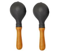 Oshhni 2pcs Instrumento musical maracas de madera con sonido de sonido de bricolaje de bricolaje de madera de bricolaje Shakers Rattles para favores de