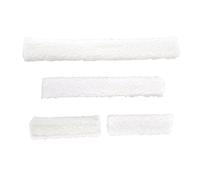 Oshhni 4 Fundas para muserolas de Cabestro, Accesorios de Entrenamiento para Bridas, Juego de Tubos de Cabestro de Peluche, Suministros equinos, Blanco