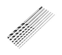 Oshhni 7 brocas extra largas para madera, de acero de carbono, portátiles, de varios tamaños, para proyectos de bricolaje.