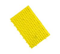 Oshhni Almohadilla portátil para masajeador de pies, alfombrilla con placa de presión para los dedos del pie para yoga, AMARILLO