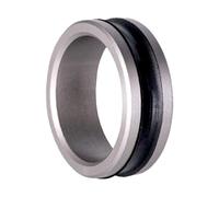 Oshhni Anillo para línea de Pesca con Agarre Antideslizante, fácil de Usar, portátil, para enrollar Alambre y Proteger Las y los Dedos, Ideal como, 1 Pieza de Plata