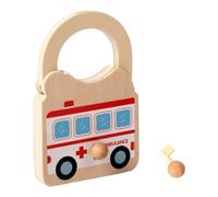 Oshhni Aprendizaje de niños Lock and Key Toy Toy Tool Tarray Learning Tool Regalos de cumpleaños Niños Habilidades motoras y de niñas Finas